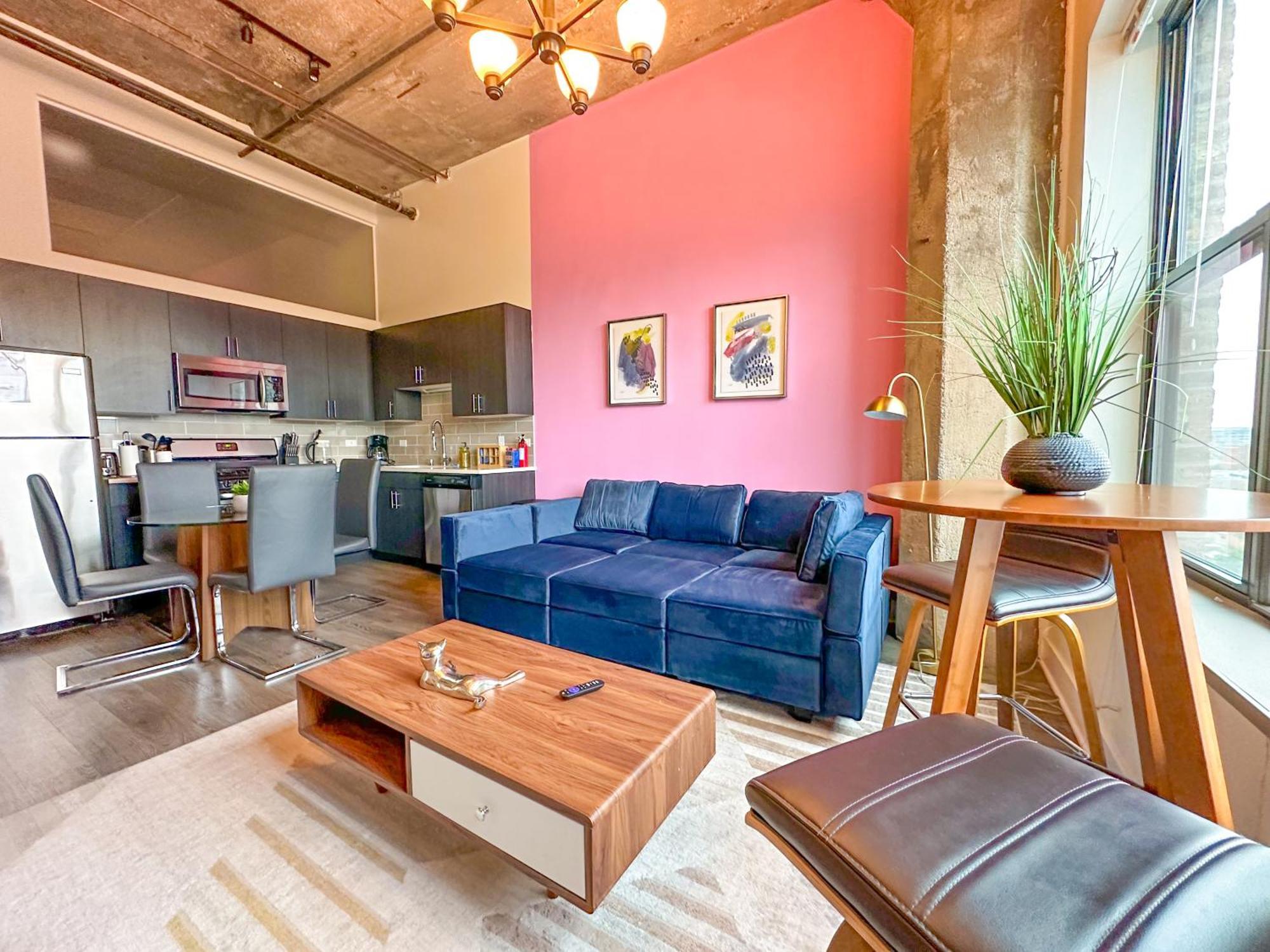 Modern 2Br Loft With Amazing City Skyline View And Optional Parking For 8 Guests Near Mccormick Place And Soldier Field Чикаго Екстериор снимка